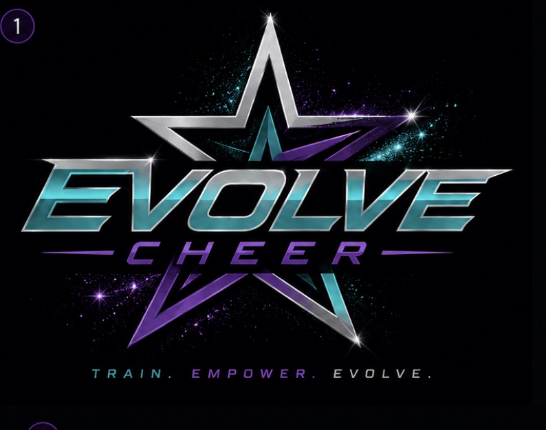 Evolve Cheer star mark